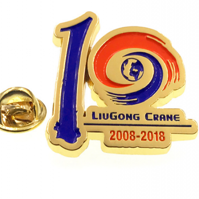 同学聚会胸章,十周年徽章定制,烤漆胸章厂