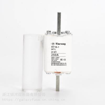 陶瓷保险丝RT16-1熔芯500V低压熔断器NT1 250A熔芯熔断器芯子