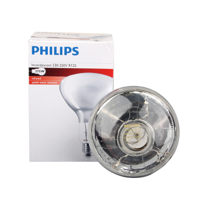 PHILIPS飞利浦 R125 375W 红外线灯泡 E27 食品加热保温干燥烤灯