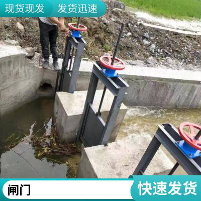 机闸一体水利工程电动方形圆形闸门 双向止水水库池塘排水放水