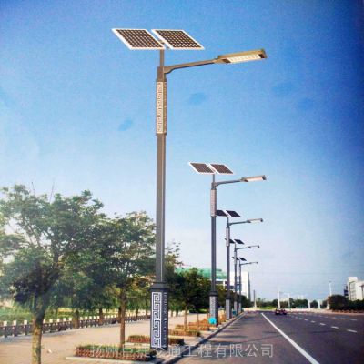 黄山路灯厂家 6米LED太阳能路灯 厂家直接供货