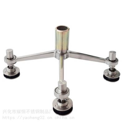 连接玻璃幕墙 雨棚配件 玻璃幕墙爪件 点式幕墙构件加工