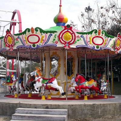 销售供应度假村游乐园特色小镇用亲子儿童旋转木马玩具设备