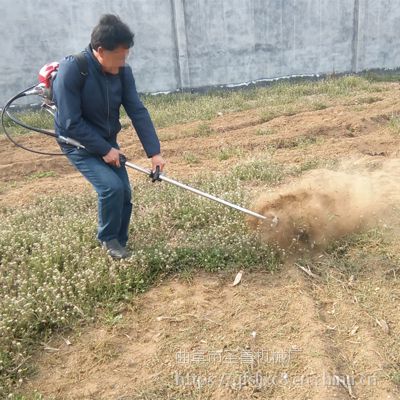 背负式旋耕除草机 茶园锄地松土除草机 圣鲁大棚果园汽油锄草机