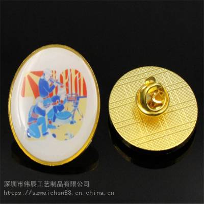 广东金属工艺品，水晶贴纸徽章，可定做LOGO微章