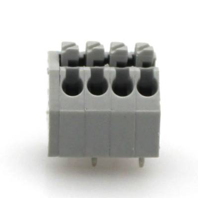 PCB免螺丝系列弹簧式镇流器用灰色连接器端子DG250-3.5MM间距