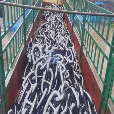 52mm锚链 船用锚链 有档锚链 肯特卸扣 BV证书-启琛锚链S