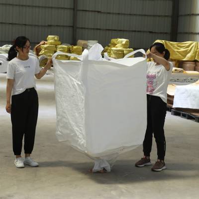 白色敞口吨袋物流运输集装袋吨包袋原料袋化工袋 邦耐得包装