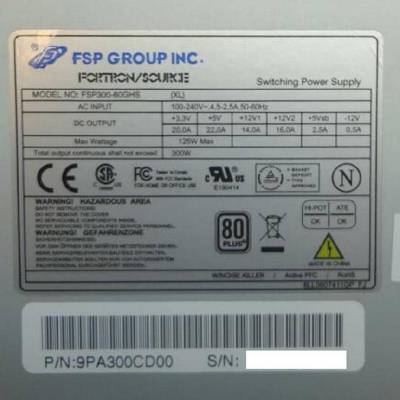 FSP300-60GHS-R FSP300-60GHS MICRO ATX医疗工控机电源