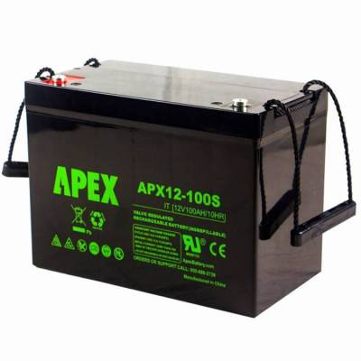 APEX铅酸蓄电池APX12-120 12V120AH/10HR基站储能 EPS电源