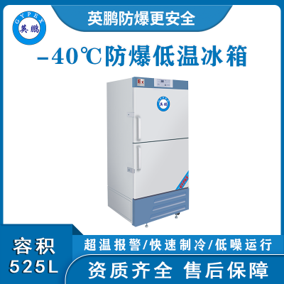 BL-400DW40L525安康防爆冰箱 -20~-40℃防疫站用防爆低温冰箱