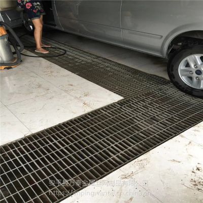 楼梯踏步钢格板生产 地下车库专用热镀锌网格板 工作平台格栅