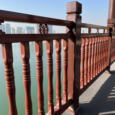明华 304桥梁护栏厂家 市政道路护栏 河道桥梁两侧灯光护栏 定做安装