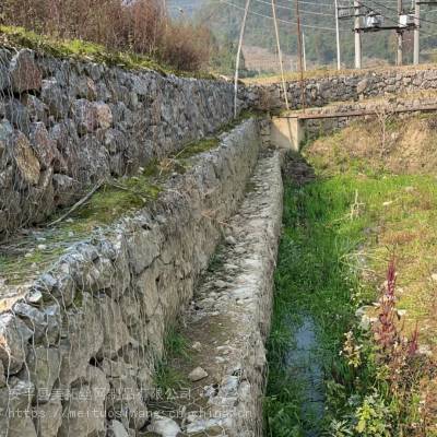 铅丝笼河道加固护坡防洪格宾网箱 热镀锌铁丝景观格宾石笼网