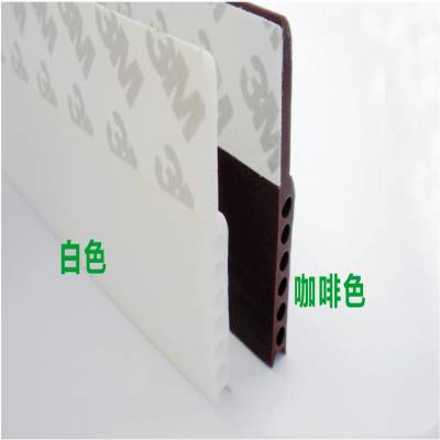 耐高温透明硅胶门窗密封条门缝门底防撞隔音铝型材胶条