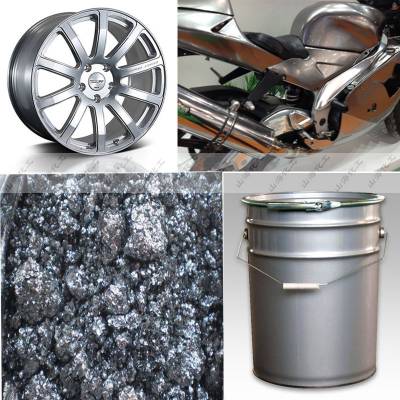 稳定仿电镀水性银粉浆遮盖力好高亮白水性铝银浆