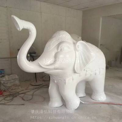 广东广州雕塑生产***大象摆件 玻璃钢大象 大象树脂工艺品玻纤维摆件