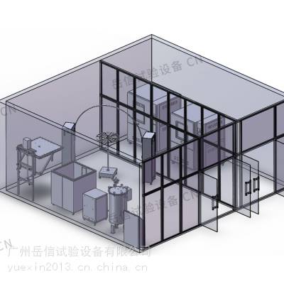 整车淋雨试验箱电能表储能柜IPX6防水测试设备岳信