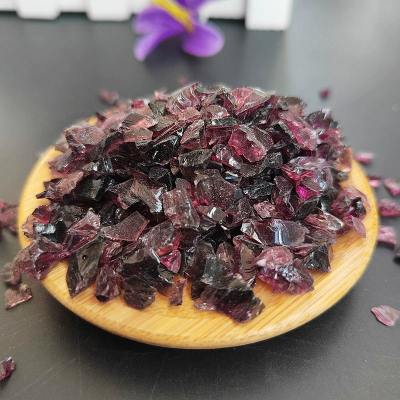 直供彩色玻璃砂除锈装饰彩色玻璃砂鱼缸装饰玻璃砂观景彩色玻璃砂