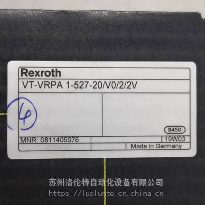 Rexroth力士乐放大板0811405076 VT-VRPA1-527-20-V0-2-2V