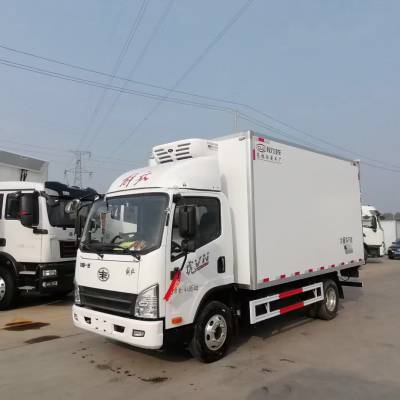 国六解放虎VN云内150马力冷藏车 4.2米厢式保温车 保鲜冷冻车