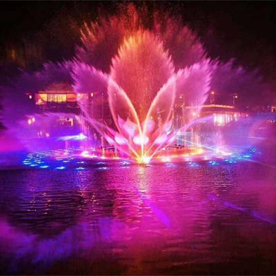 水雾环保黔东南音乐喷泉设计制作