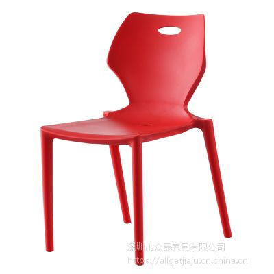 供应深圳众晟家具ZS-PC106塑料休闲餐椅