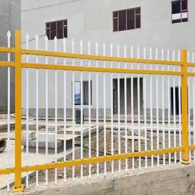 镀锌钢管围墙锌钢护栏 焊接铁艺围栏 新农村隔离防护栏杆