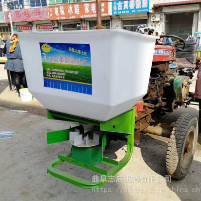 志成小型电动撒肥机 全自动车载单盘撒肥机 省人工自动化肥抛洒机