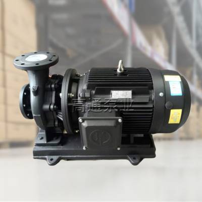 isw50125卧式管道泵增压泵城市排水泵工业泵河北高通泵业