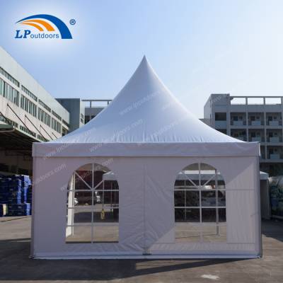 丽平定制5x5m广告展览展示锥顶篷户外沙滩活动抗风尖顶帐篷