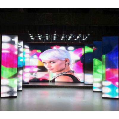 泰美 P3.91租赁室内舞台背景led全彩屏 发布会背景LED显示屏