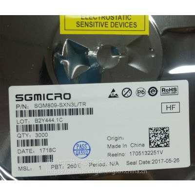 SGM809-SXN3L/TR SGMICRO SOT23 丝印809SL