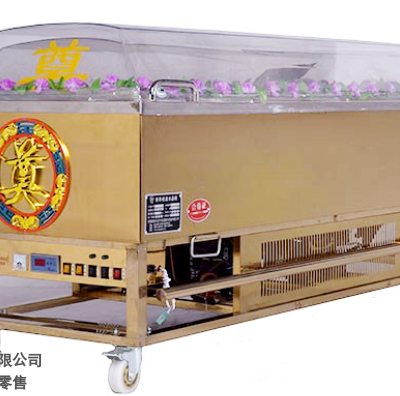 吉林新型水晶棺型号 驻马店市吉远制冷设备供应