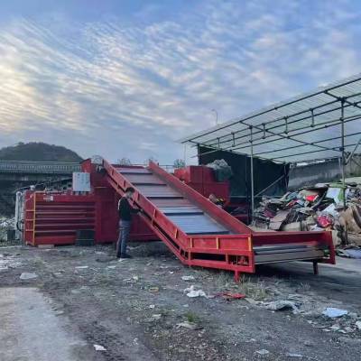 骏晟机械 雨衣布压包机 防水液压打包机 多功能废纸塑料压缩打包机