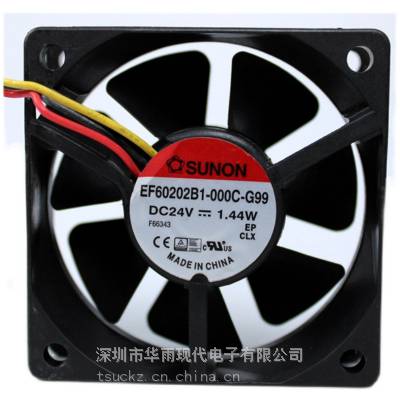 EF60202B1-000C-G99 DC24V 1.44W SUNON 建准变频器风扇