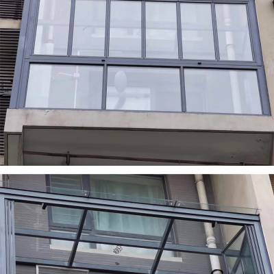 封阳台隐形折叠窗金房顶