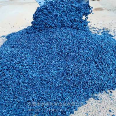 彩色沥青混凝土 沥青冷补料 小区彩色路面 红色冷补料