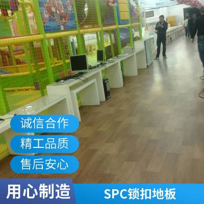 spc锁扣地板贴耐磨防水卡扣式石塑地板免胶塑料防火石晶