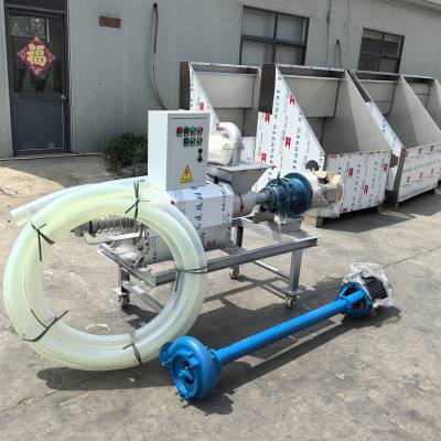 牛粪固液分离机 200型螺旋脱水机 猪场粪便处理机