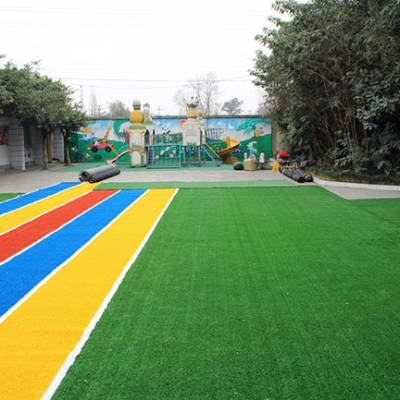 人造草坪地毯-幼儿园人造草坪-绽放草坪