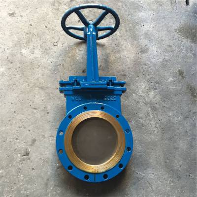 PZ73H-10C DN125 污水处理厂沉淀池排泥手动明杆刀闸阀