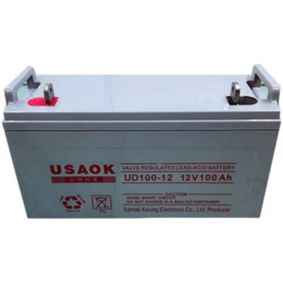 USAOK科星蓄电池UD100-12 12V100AH铅酸免维护 UPS电源配套