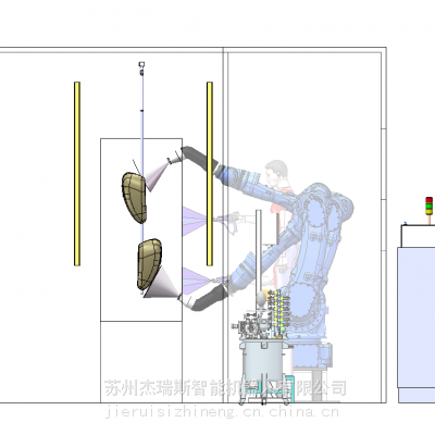 智能粉末喷涂机器人 智能喷漆机器人 智能涂装设备