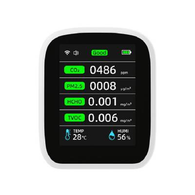 8合1空气质量检测仪/PM2.5二氧化碳TVOC甲醛HCHO监测仪NDIR传感器 型号:PV28-CW 库号：M326200