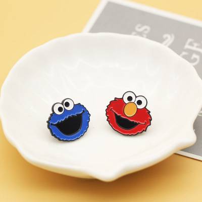 芝麻街系列胸针日系少女书包别针淘宝热销饰品