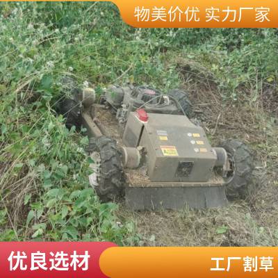 远程操控草坪修剪机 小型款果园除草机 操作灵活苹果园割草机