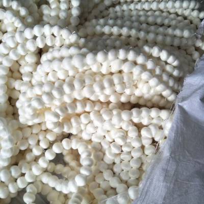 青海纯白纤维球彗星式纤维滤料35mm精细过滤纤维填料