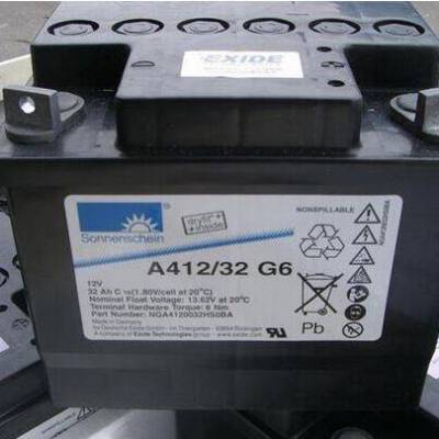 德国阳光蓄电池A412/32G6 12V32AH 密闭阀控式胶体蓄电池