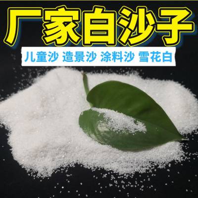 酒店烟灰桶用白沙子 人工沙滩白沙子 雪花白